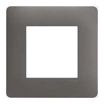 essensya Plaque 1 poste Graphite|Hager-HAGWE421