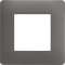 essensya Plaque 1 poste Graphite|Hager-HAGWE421
