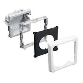 Support montage prise Hypra 32A maximum-Pour goulotte Logix Universel 160/250x50|Planet wattohm-PLW48189