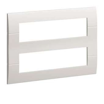 Systo plaque 16 modules Blanc|Hager-HAGWS416