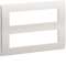 Systo plaque 16 modules Blanc|Hager-HAGWS416