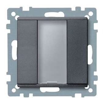 KNX M-Plan - commande multifonction - 2 BP - anthracite|Schneider Electric-SCHMTN627514
