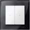 KNX M-Plan - commande double - sans marquage - blanc polaire brillant|Schneider Electric-SCHMTN619219