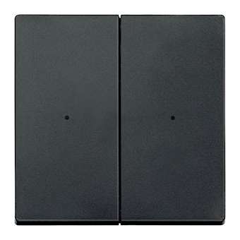 KNX M-Plan - enjoliveur pour commande double - anthracite|Schneider Electric-SCHMTN625214