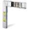 Coude vertical vers la gauche pour mini canalisation MS160 - IP55