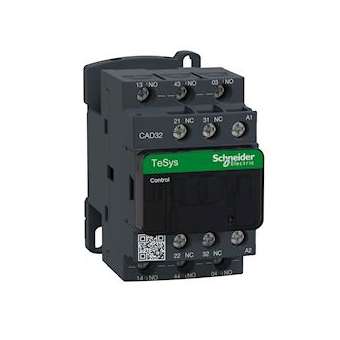 TeSys CAD32 - contacteur - 3F+2O - instantané - 10A - 400Vca|Schneider Electric-SCHCAD32V7