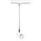 JUDY 229 - Spot Rail 1 all.029 GU10 sur tige, lpe LED 4,6W 3000K 420lm dimm.Incl