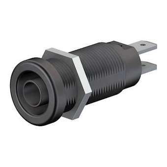 Douille 4 mm à visser noir|Staubli-TTT66913121