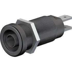 Douille 4 mm à visser noir|Staubli-TTT66913121