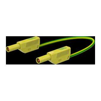 Cordon de mesure de sécurité 4 mm 50 cm vert/jaune|Staubli-TTT28012405020