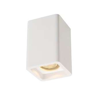 PLASTRA, plafonnier intérieur, blanc, GU10/QPAR51, 35W max, plâtre|SLV-DC5148004