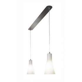 DIANA 140 - Suspension double E27, D140mm, verre opale, lampe non incl.|Aric-ARI4177