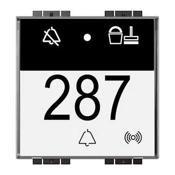 Indicateur extérieur BUS avec lecteur badge Livinglight|Bticino-TICLN4651