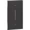 Enjoliveur Living Now pour poussoir de volets roulants 2 modules - noir|Bticino-TICBTKG05M2