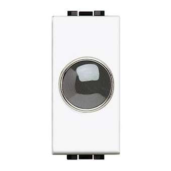 Témoin lumineux Livinglight diffuseur transparent - Blanc - 1 module|Bticino-TICN4371T