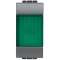 Témoin lumineux Livinglight diffuseur vert - Anthracite - 1 module|Bticino-TICL4371V