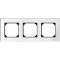 Merten M-Plan - plaque de finition - 3 postes - verre blanc|Schneider Electric-SCHMTN404319