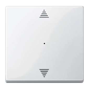 KNX M-Plan - commande simple - marquage double flèche - blanc polaire brillant|Schneider Electric-SCHMTN619419