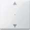 KNX M-Plan - commande simple - marquage double flèche - blanc polaire brillant|Schneider Electric-SCHMTN619419