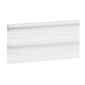 Goulotte Logix Universel-250x50mm-2 compartiments-Sans couvercle-PVC Blanc Artic|Planet wattohm-PLW48022