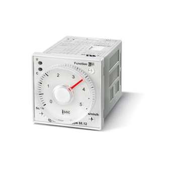 Tempo 48x48, 7 fonctions multitension 2RT 8A 24-230V AC/DC, Octal|Finder-FID881202300002PAS