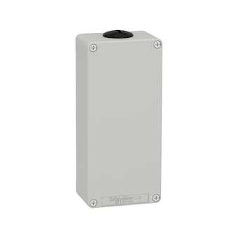Boite métal vide grise - M25 x2 - non percée - 80x175x51,5 mm|Schneider Electric-SCHXAPD31