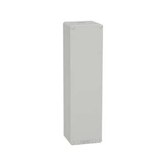 Boite métal vide grise - M32 x1 - non percée - 85x310x77 mm|Schneider Electric-SCHXAPD54