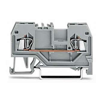 Borne de passage 2C / 1,5 mm² / CFMC / Gris|Wago contact-WAG279-901