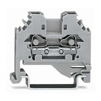 Borne de passage 2C / 4 mm² / CLML / Gris|Wago contact-WAG281-101