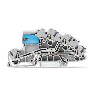 Borne a etage neutre nt/l/pe/gris|Wago contact-WAG2003-7641
