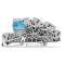Borne a etage neutre nt/l/pe/gris|Wago contact-WAG2003-7641