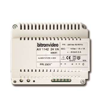 Alimentation 8,5 Vcc/12 Vca avec générateur d'appel, 5 DIN (4+N)|Golmar-BITUAV1142