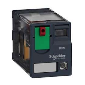 Zelio Relay RXM - relais miniature - embrochable - test+DEL - 4OF - 12A - 24VAC|Schneider Electric-SCHRXM4AB2B7