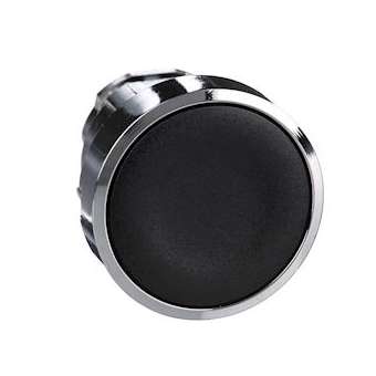 Harmony XB4 - tête bouton poussoir - affleurant - D22 - noir|Schneider Electric-SCHZB4BA2