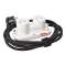 Double prise 2P+T Surface Electr'On Incara 2 postes - blanc