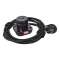 Chargeur USB Type-A+C Electr'On Incara 1 poste - noir