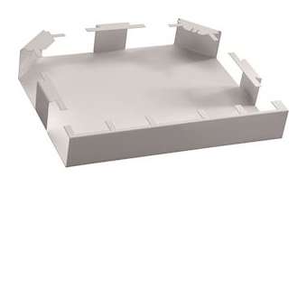 Té pour DABA50080.acier,Pure|Hager-HAGDABA5008079016