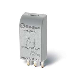 Module LED + varistor 28 à 60V AC/DC supports 9503, 9505|Finder-FID9902006098