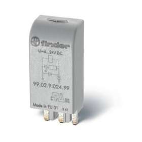 Module LED + varistor 28 à 60V AC/DC supports 9503, 9505|Finder-FID9902006098