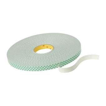 Ruban mousse double face adhésif 3M 4032, Blanc, 15 mm x 66 m|3M france-TRM21649