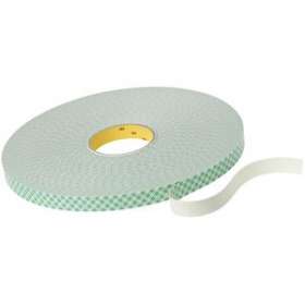 Ruban mousse double face adhésif 3M 4032, Blanc, 15 mm x 66 m|3M france-TRM21649