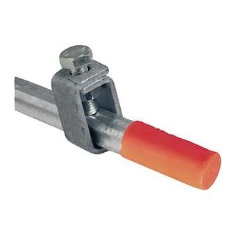 Piquet de terre trèfle en acier galvanisé avec cosse 1.5 m|Bizline-BIZ720801