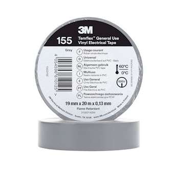 Temflex 155 Ruban d'isolation électrique 20m x 19mm V/J|3M france-TRM59555N