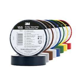 Temflex 155 Pack Multicolore ruban d'isolation électrique 20 x 19|3M france-TRM59700N