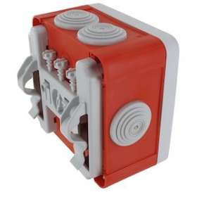 Btier OPTIBOX ROUGE 960DEG100x100x55 1/4T.+ Patte|Blm distribution-BLI555423