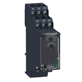 Harmony Time RE22 - relais tempo - 1OF - C Ct - 1s à 300h - 24V à 240VACDC|Schneider Electric-SCHRE22R1CMR