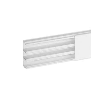 Moulure Optima TM 52x20 3 compartiments blanche|Iboco-IBOB08810