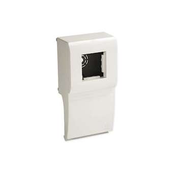 Boîtier d'appareillage 2 modules (45x45) pour TBN 81,5x22,5 blanc|Iboco-IBOB03479