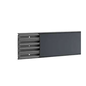 Plinthe & chambranle TBA 127x28 5 compartiments anthracite|Iboco-IBOB09622
