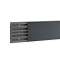 Plinthe & chambranle TBA 127x28 5 compartiments anthracite|Iboco-IBOB09622